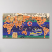 Le Tour du Monde Poster (Vorne)