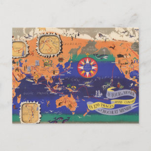 Le Tour du Monde Postkarte