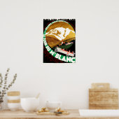 Le Tour Du MONT BLANC Chamonix Alte Schweizer Reis Poster (Küche)
