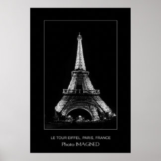 LE TOUR EIFFEL, PARIS, FRANKREICH POSTER