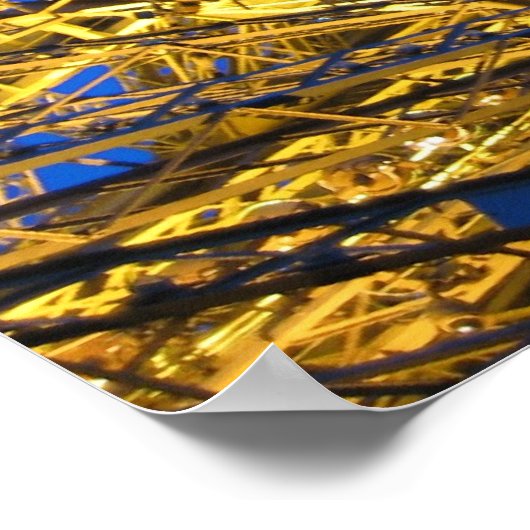 Le Tour Eiffel Poster (Ecke)