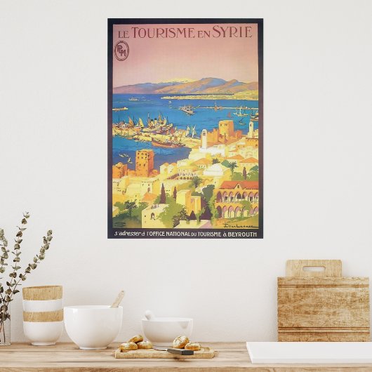 Le Tourisme en Syrie Poster (Küche)