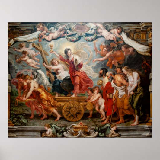 Le Triomphe de la Foi Catholique Poster (Vorne)