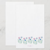 le Tulipe Briefpapier (Vorne/Hinten)