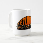 Le Turtle Schildkröten-Shirt Kaffeetasse (Vorderseite Links)