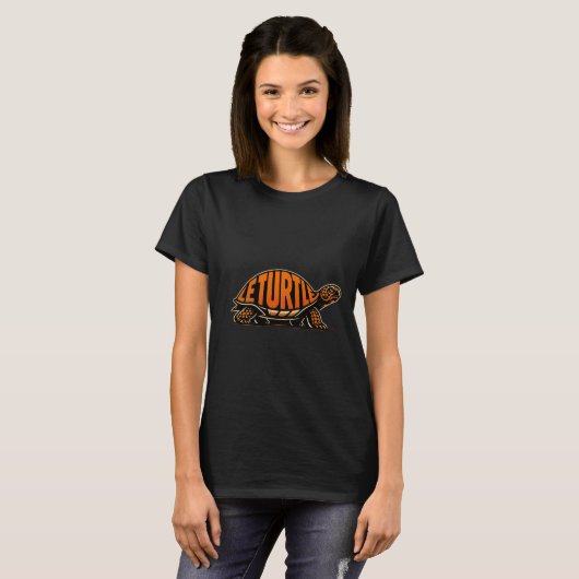 Le Turtle Schildkröten-Shirt T-Shirt (Vorne ganz)