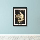 Le Vampire von Burne-Jones Leinwanddruck (Insitu (Holzboden))