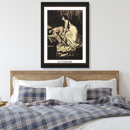 Le Vampire von Burne-Jones Leinwanddruck (Insitu (Schlafzimmer))