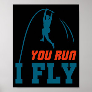 Le Vault Lustig Levault Vaulting Du läufst, ich fl Poster