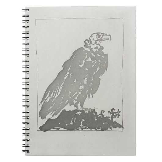 Le Vautour (The Vulture) Notizblock (Vorderseite)
