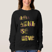 Le Vent Se Leve, Französisch Sweatshirt (Vorderseite)