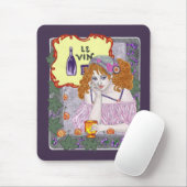 Le Vin Deux Mousepad (Mit Mouse)