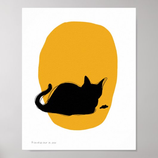 Le Vomit de Chat Poster (Vorne)