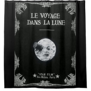 Le Voyage dans La Lune /A Reise zum Mond Duschvorhang