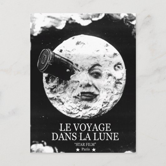 Le Voyage Dans La Lune (Eine Mondreise) Postkarte (Vorderseite)