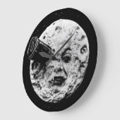 Le Voyage dans La Lune (eine Reise zum Mond) Große Wanduhr (Winkel)