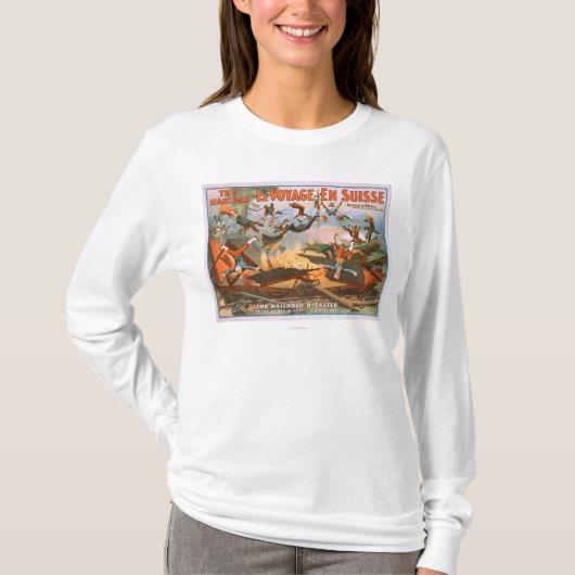 Le voyage en Suisse - der Eisenbahn-Desaster T-Shirt (Vorderseite)