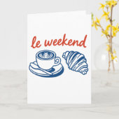 le wochenfranzösisch karte (Gelbe Blume)