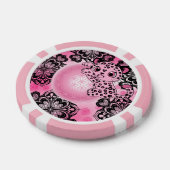 Léa der rosa Leopard Pokerchips (Einzeln)