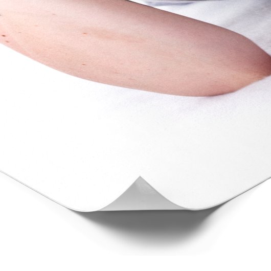 Lea Graves Pinup Poster (Ecke)