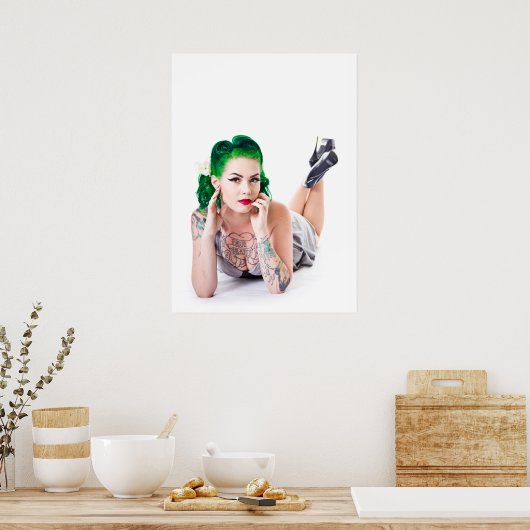 Lea Graves Pinup Poster (Küche)