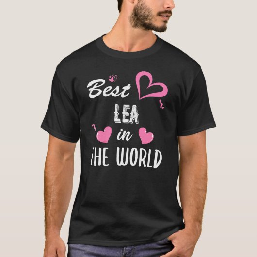 Lea Name, Best Lea in der Welt T-Shirt (Vorderseite)