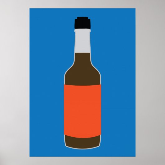 Lea & Perrins Minimalistisch Poster (Vorne)