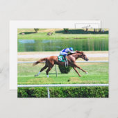 Lea - Stakes Siegendes Kastanienbold Postkarte (Vorne/Hinten)