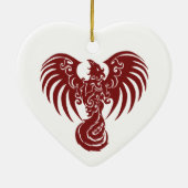 Lea-Weihnachtsverzierung Keramikornament (Hinten)