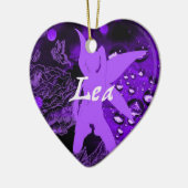 Lea-Weihnachtsverzierung Keramikornament (Links)