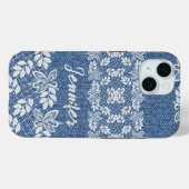 Leace Denim iPhone / iPad Gehäuse Case-Mate iPhone Hülle (Rückseite (Horizontal))
