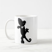 Leachie New Caledonian Gecko Artsy Distressed Kaffeetasse (Links)