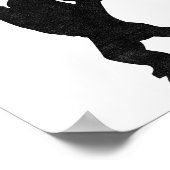 Leachie New Caledonian Gecko Artsy Distressed Poster (Ecke)