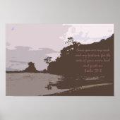 Lead and Guide Me - Psalm 31:3 Poster (Vorne)