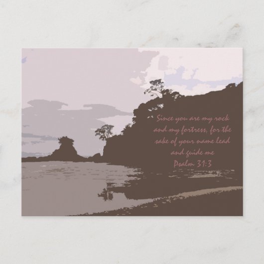 Lead and Guide Me - Psalm 31:3 Postkarte (Vorderseite)
