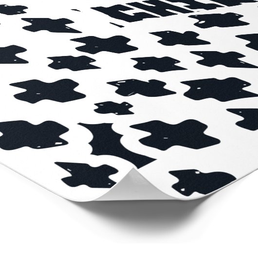 Lead Feather Black Ale Poster (Ecke)