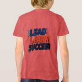 "Lead, Learn, Succeed: Motivierend Men's T - Shirt (Rückseite)
