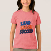 "Lead, Learn, Succeed: Motivierend Men's T - Shirt (Vorderseite)