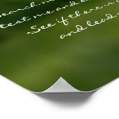 Lead Me, Christliches Poster (Ecke)