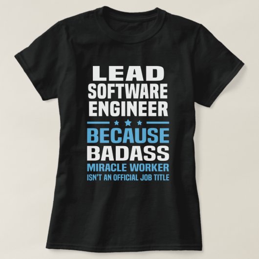 Lead Software Engineer T-Shirt (Design vorne)