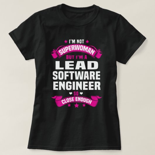 Lead Software Engineer T-Shirt (Design vorne)