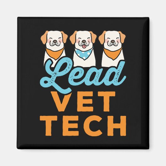 Lead Vet Tech Tierarzt Magnet (Vorne)
