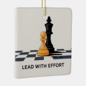 Lead With Effort Keramikornament (Rechts)