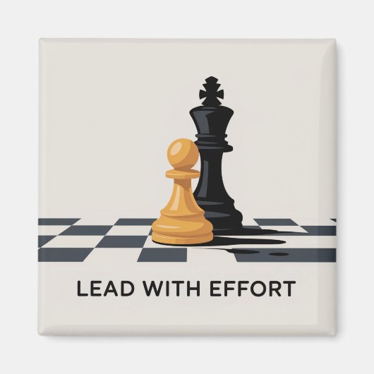 Lead With Effort Magnet (Vorne)