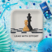 Lead With Effort Pappteller (Party)