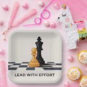 Lead With Effort Pappteller (Party)