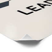Lead With Effort Poster (Ecke)