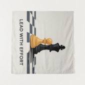 Lead With Effort Wandteppich (Vorderseite (Horizontal))