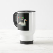 "Lead with Liebe" Reisecoffee-Mug Reisebecher (Vorderseite Links)