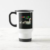 "Lead with Liebe" Reisecoffee-Mug Reisebecher (Links)